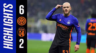 CRAZY GAME: COMEBACK AND SIX GOALS ⚡🖤💙 | INTER 6–2 PISA | SERIE A 25/26 HIGHLIGHTS