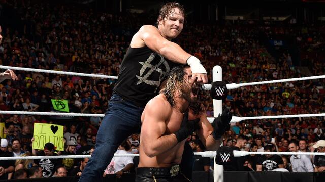 Dean Ambrose vs. Seth Rollins: Raw, May 4, 2015 background