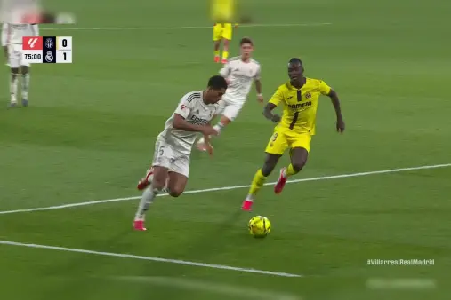 [Highlights] Guler organizes on the right, Bellingham cuts into the box and forces a shot