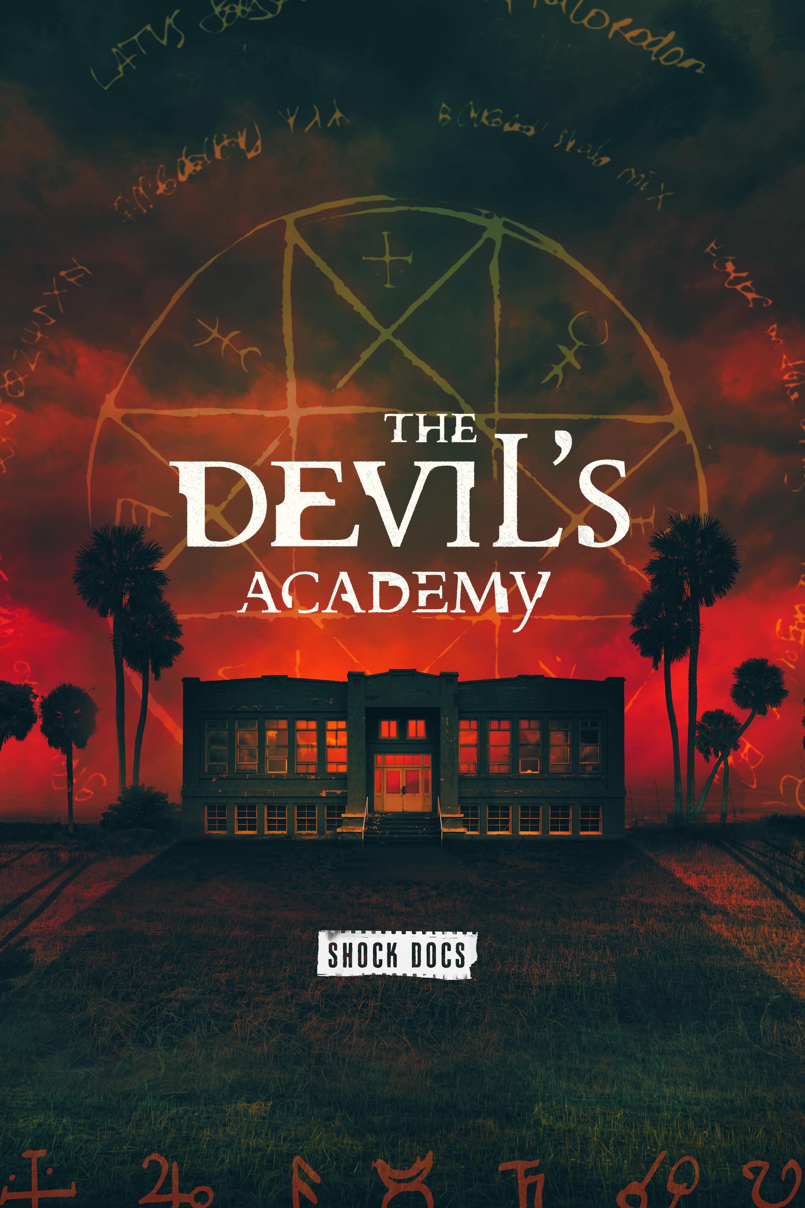 The Devil's Academy poster - similar to Amityville Horror House