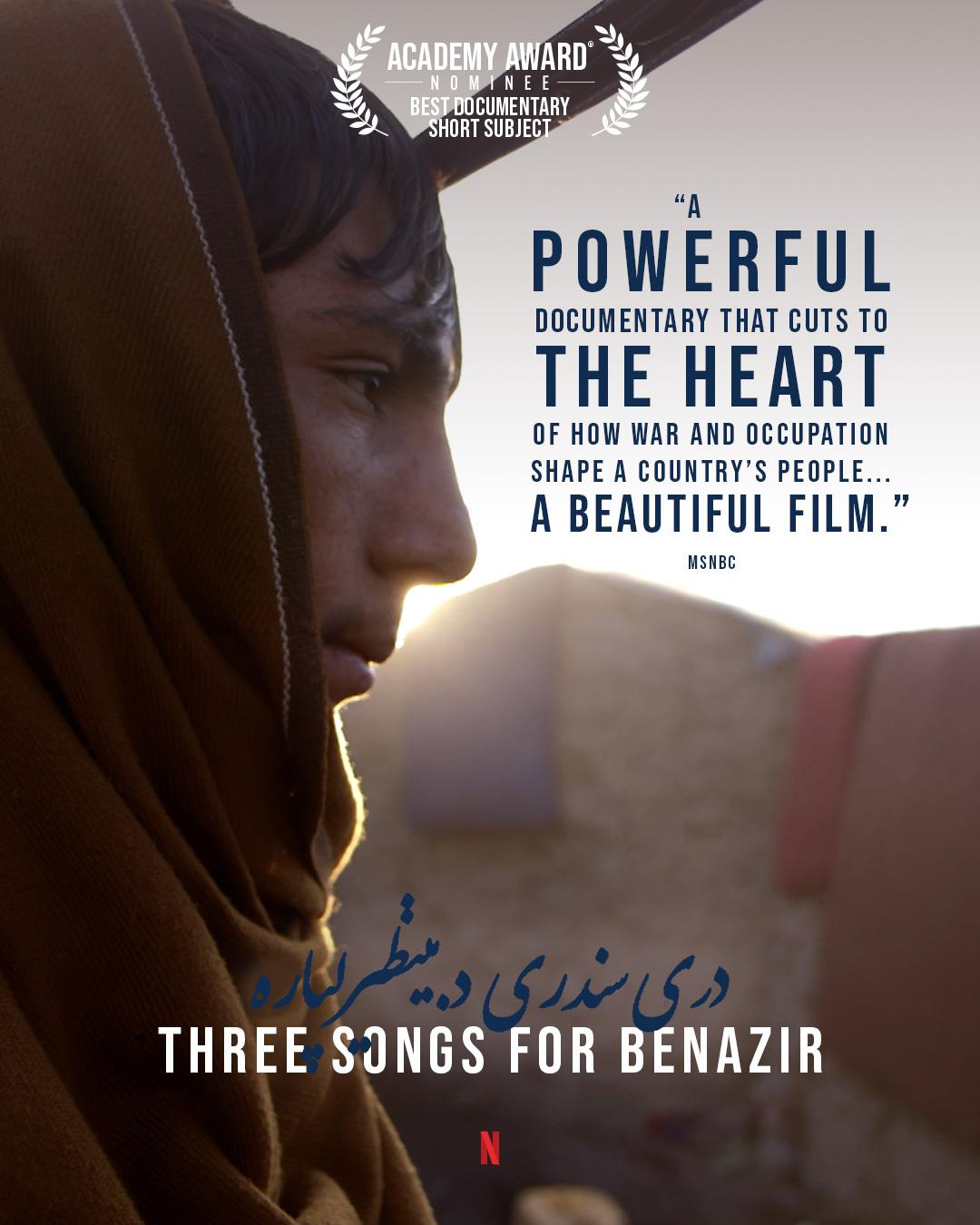 Three Songs for Benazir background