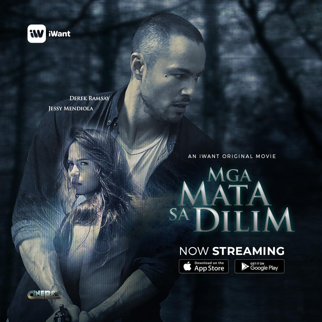 Mga mata sa dilim poster