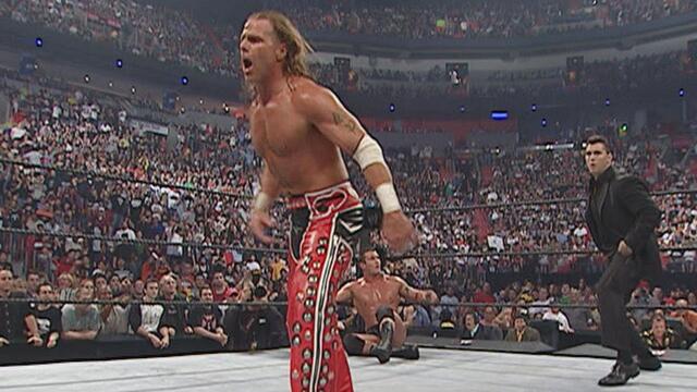 WWE Network: Shane McMahon eliminates Shawn Michaels from the Royal Rumble Match: Royal Rumble 2006 backdrop