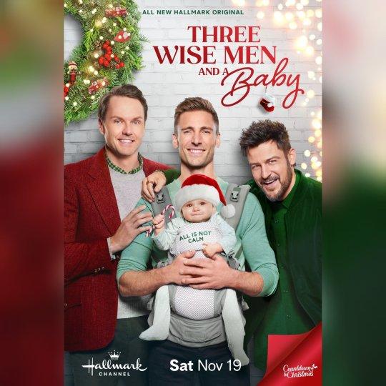 Three Wise Men and a Baby poster - similar to My Husband's Double Life
