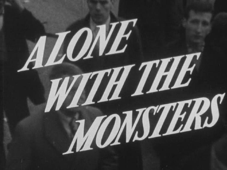 Alone with the Monsters poster - similar to Francis in the Haunted House