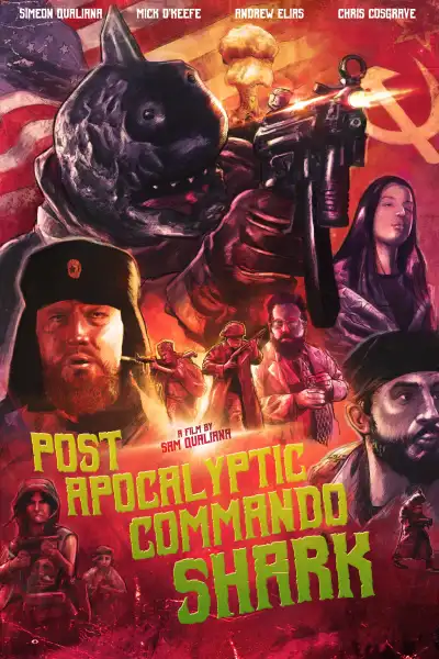 Post Apocalyptic Commando Shark poster