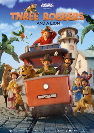 Three Robbers and a Lion