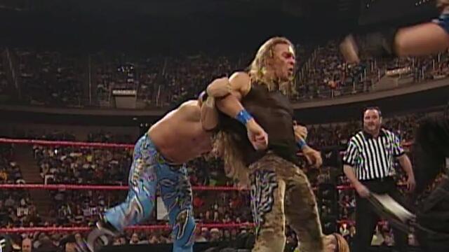 Edge & Matt Hardy vs. Jeff Hardy & Christian: Raw, December 20, 1999 background