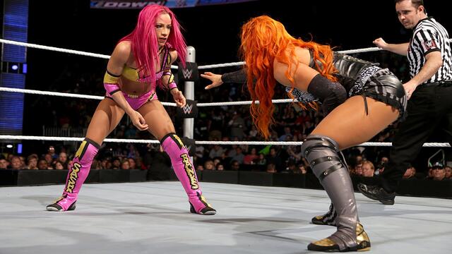 Becky Lynch vs. Sasha Banks: SmackDown, March 3, 2016 background