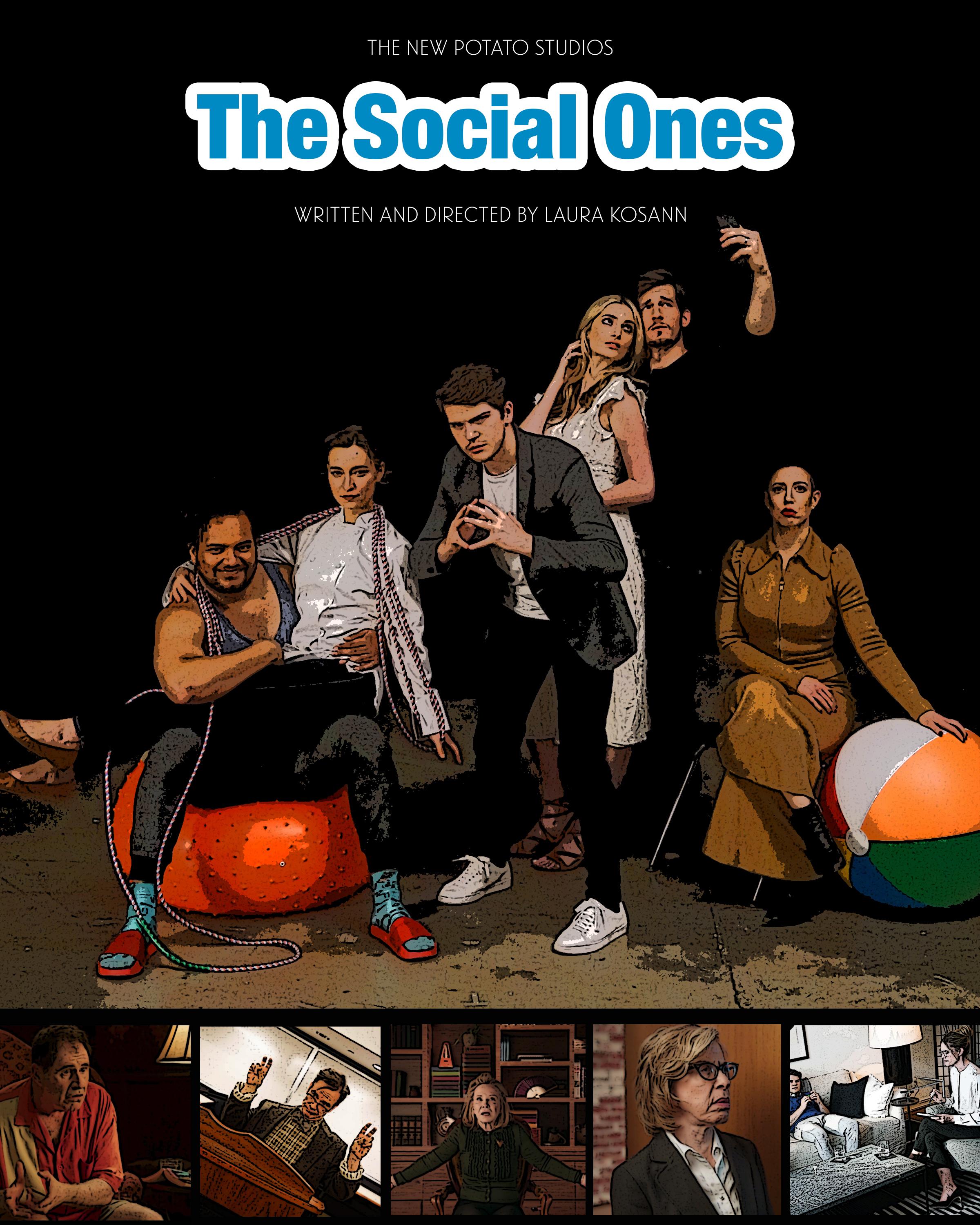 The Social Ones poster - similar to The Microchip that Ruined Halloween