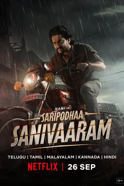 Saripodhaa Sanivaaram [Hindi] poster