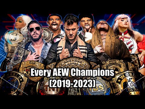 Every AEW Champions (2019-2023) background