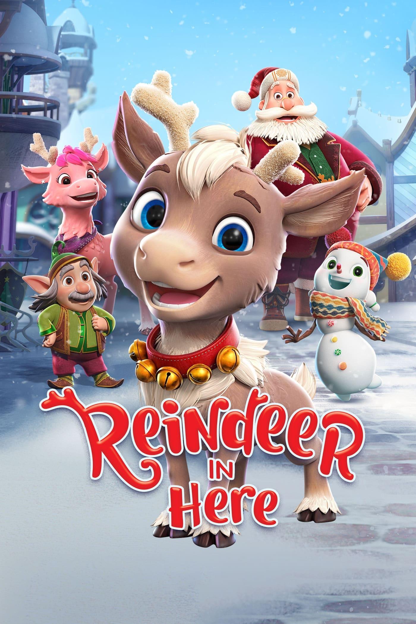 Reindeer in Here poster - similar to Caillou