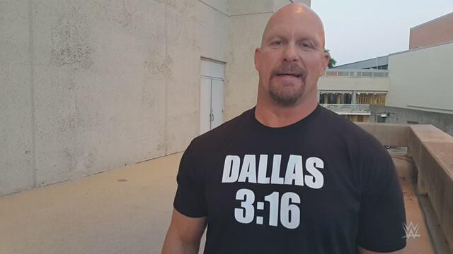 "Stone Cold" bottom-lines WrestleMania 32 background