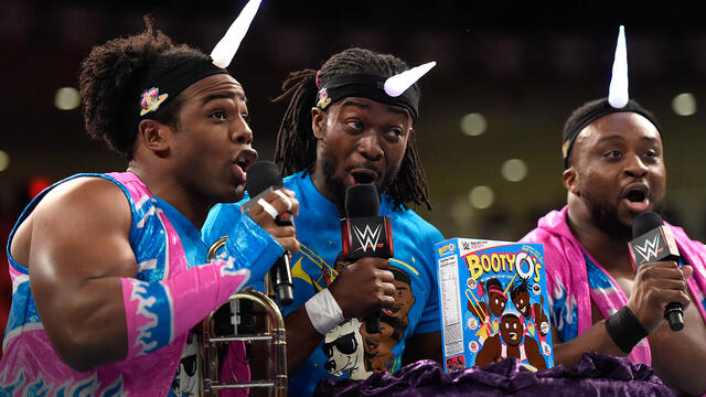 The New Day unveils "Booty-Os" cereal: WWE Roadblock 2016 (WWE Network Exclusive) background