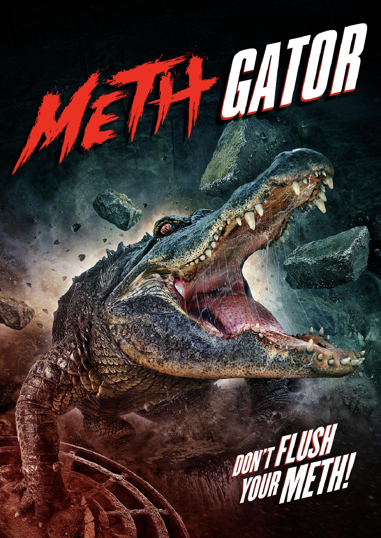 Attack of the Meth Gator poster - similar to A Sinister Sisterhood