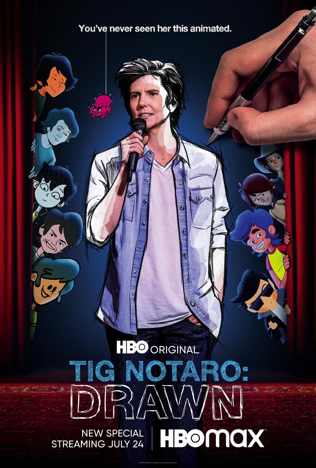 Tig Notaro: Drawn poster - similar to Who's Talking to Chris Wallace