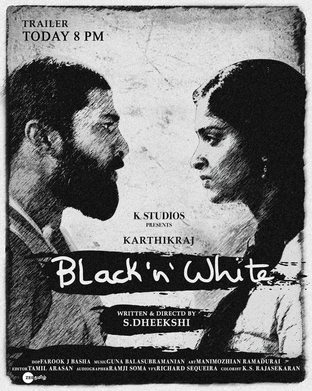 Black n White [Assamese] poster - similar to Ayirathil Oruvan