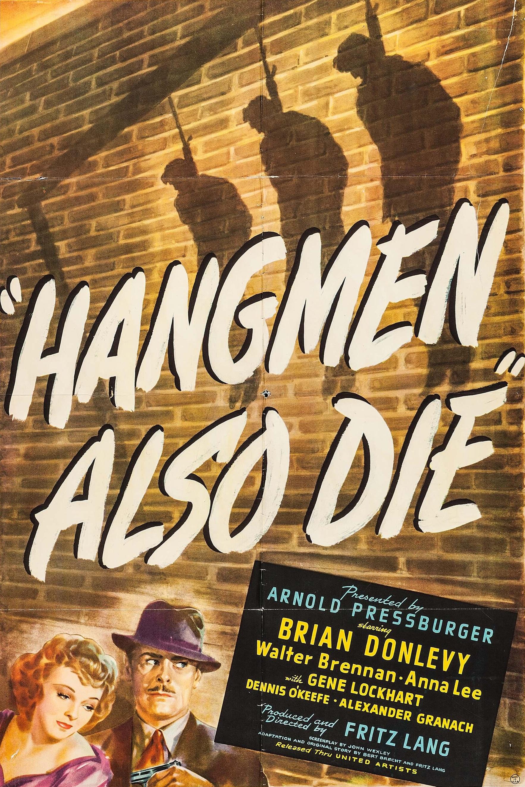 Hangmen Also Die! poster - similar to The Leopard Man