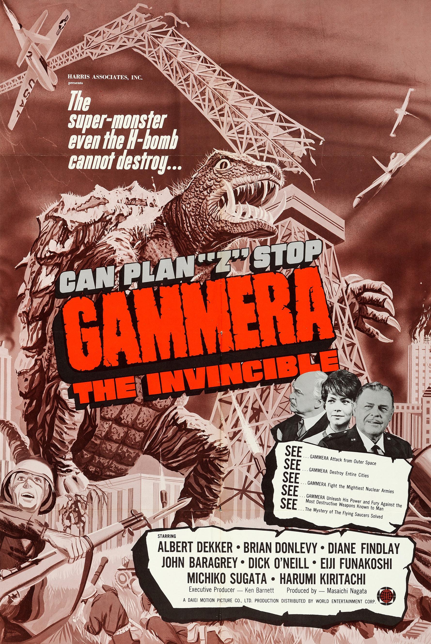 Gammera the Invincible poster - similar to Captain Scarlet and the Mysterons