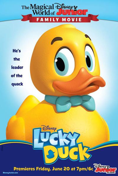 Lucky Duck poster - similar to My Hero Academia