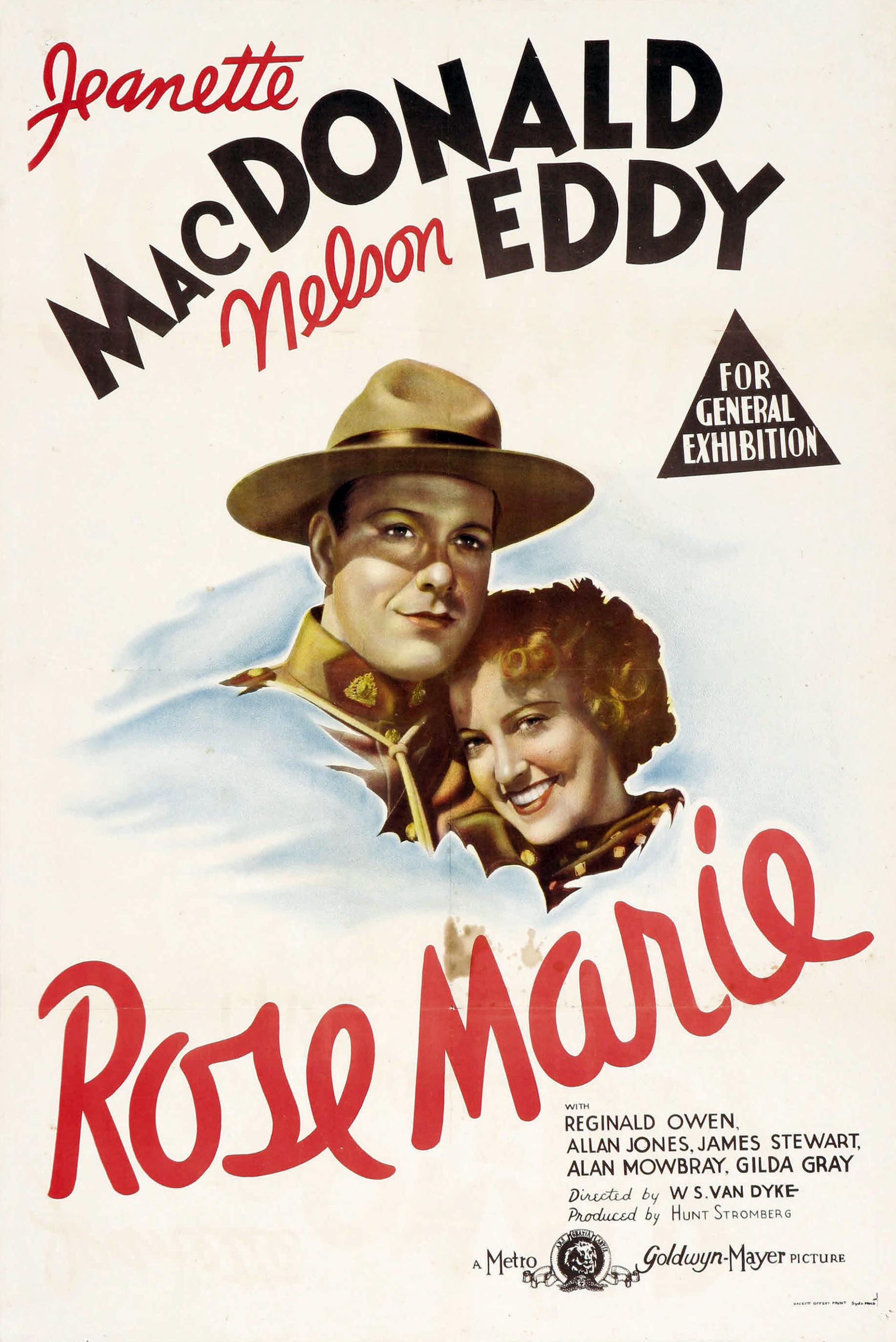 Rose Marie poster - similar to Murder at the Vanities
