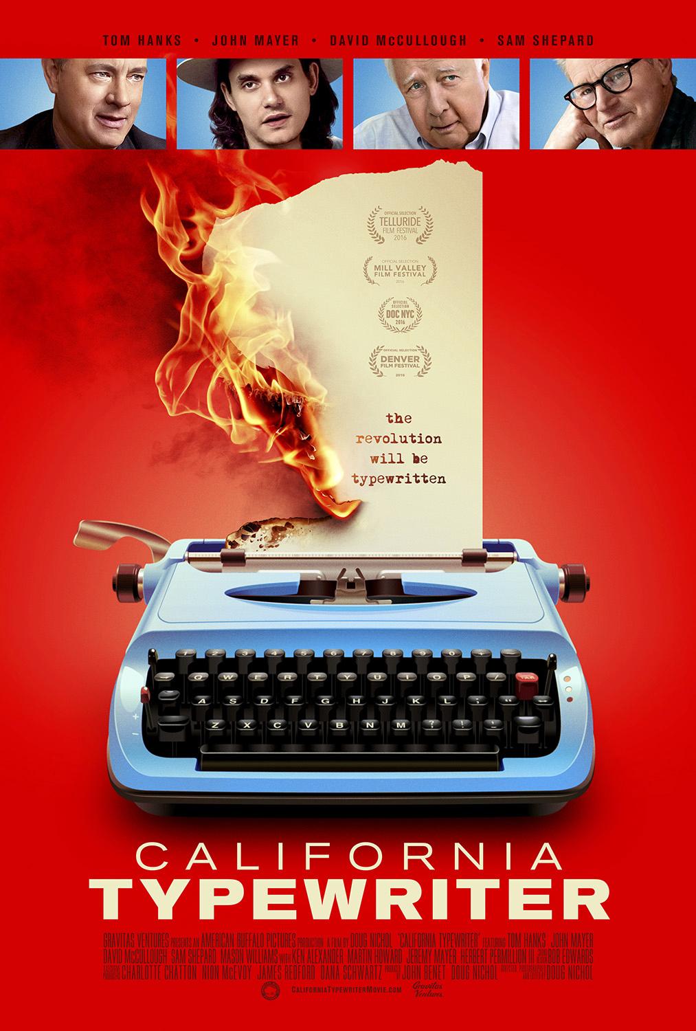 California Typewriter poster - similar to American Experience