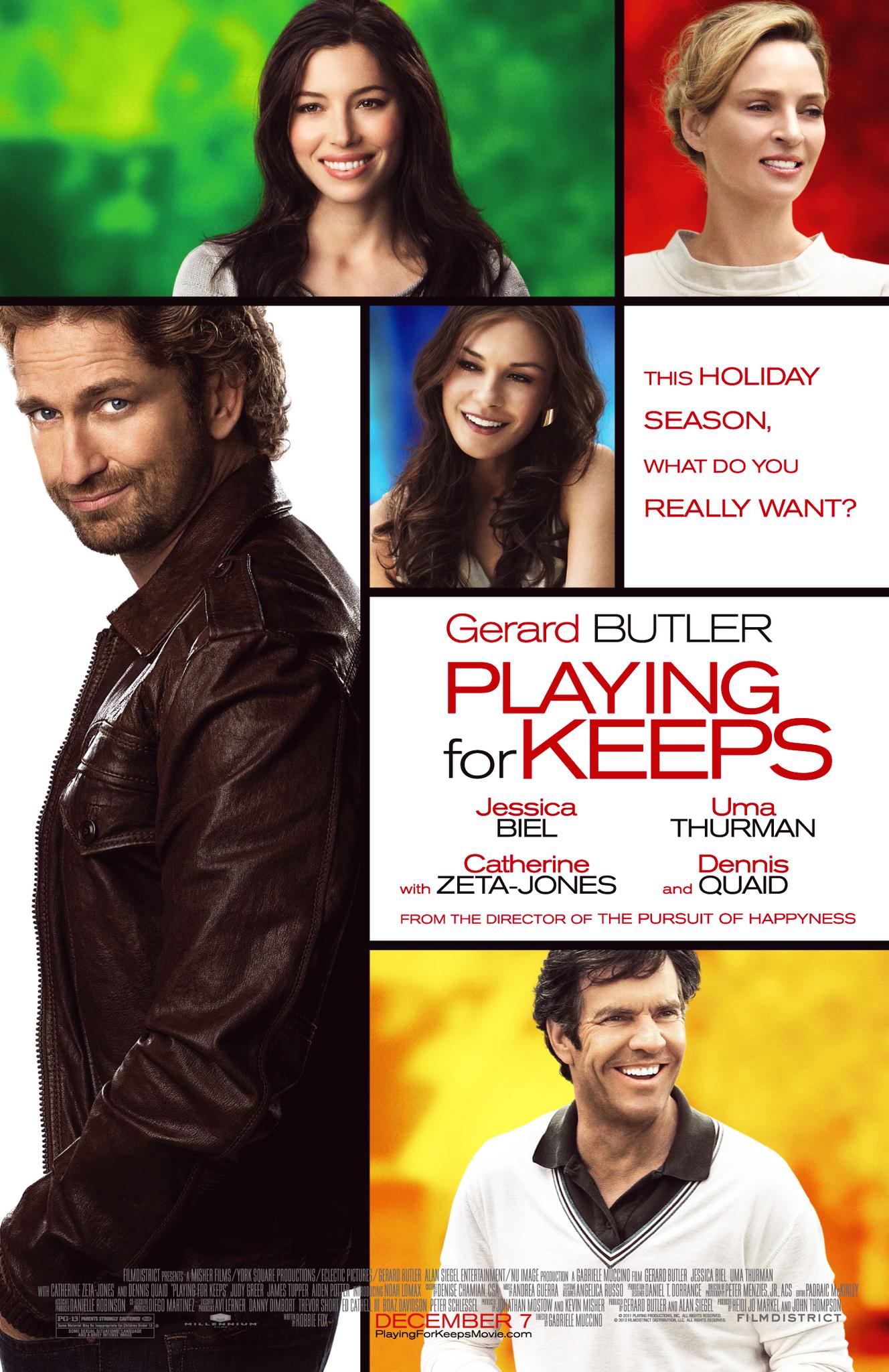 Playing for Keeps - like Death Defying Acts but lighter