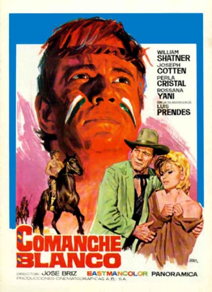 White Comanche poster - similar to The Rare Breed
