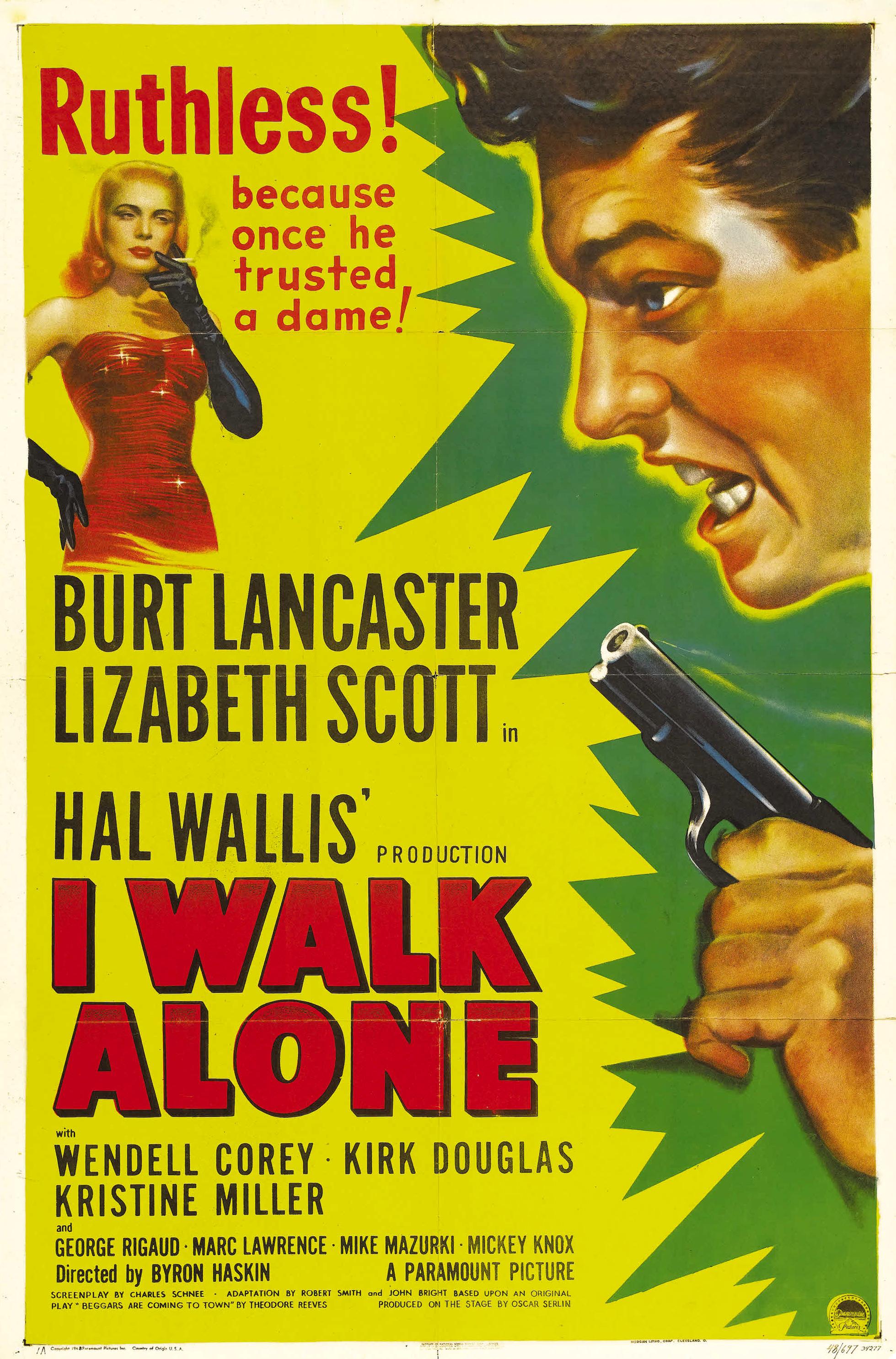I Walk Alone poster - similar to Salón México