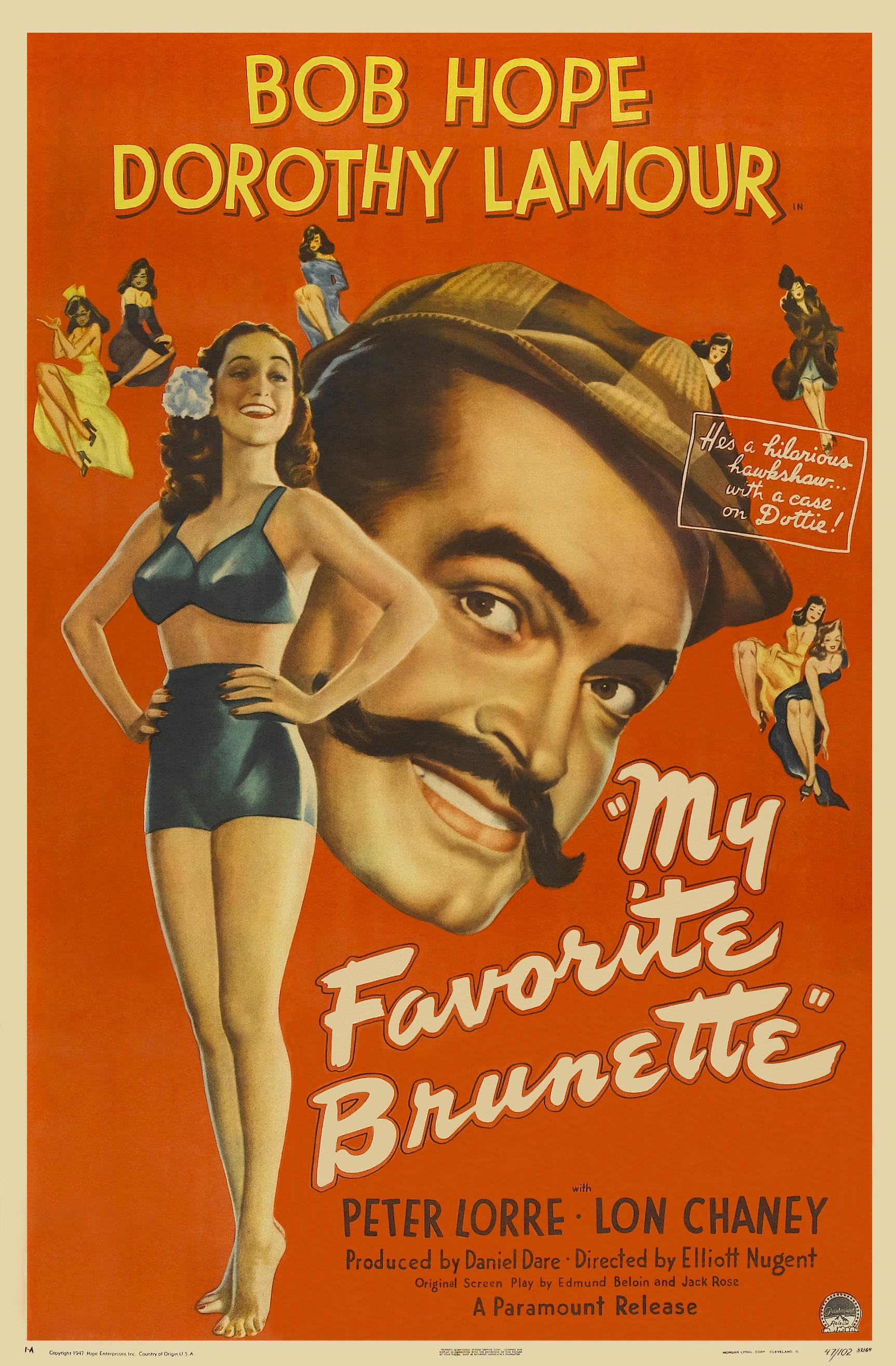 My Favorite Brunette poster - similar to Words and Music