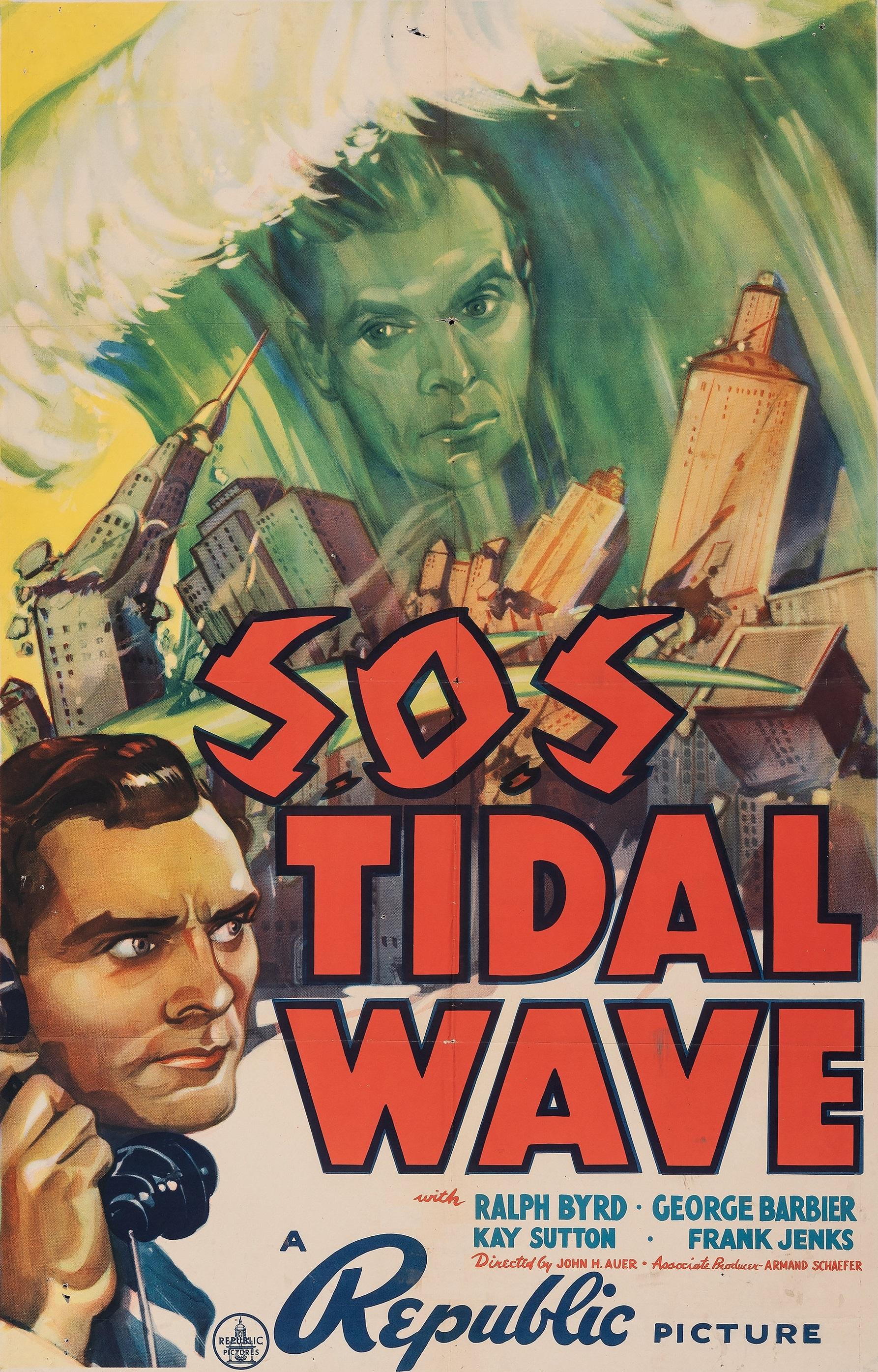 S.O.S. Tidal Wave poster - similar to The Devil Bat