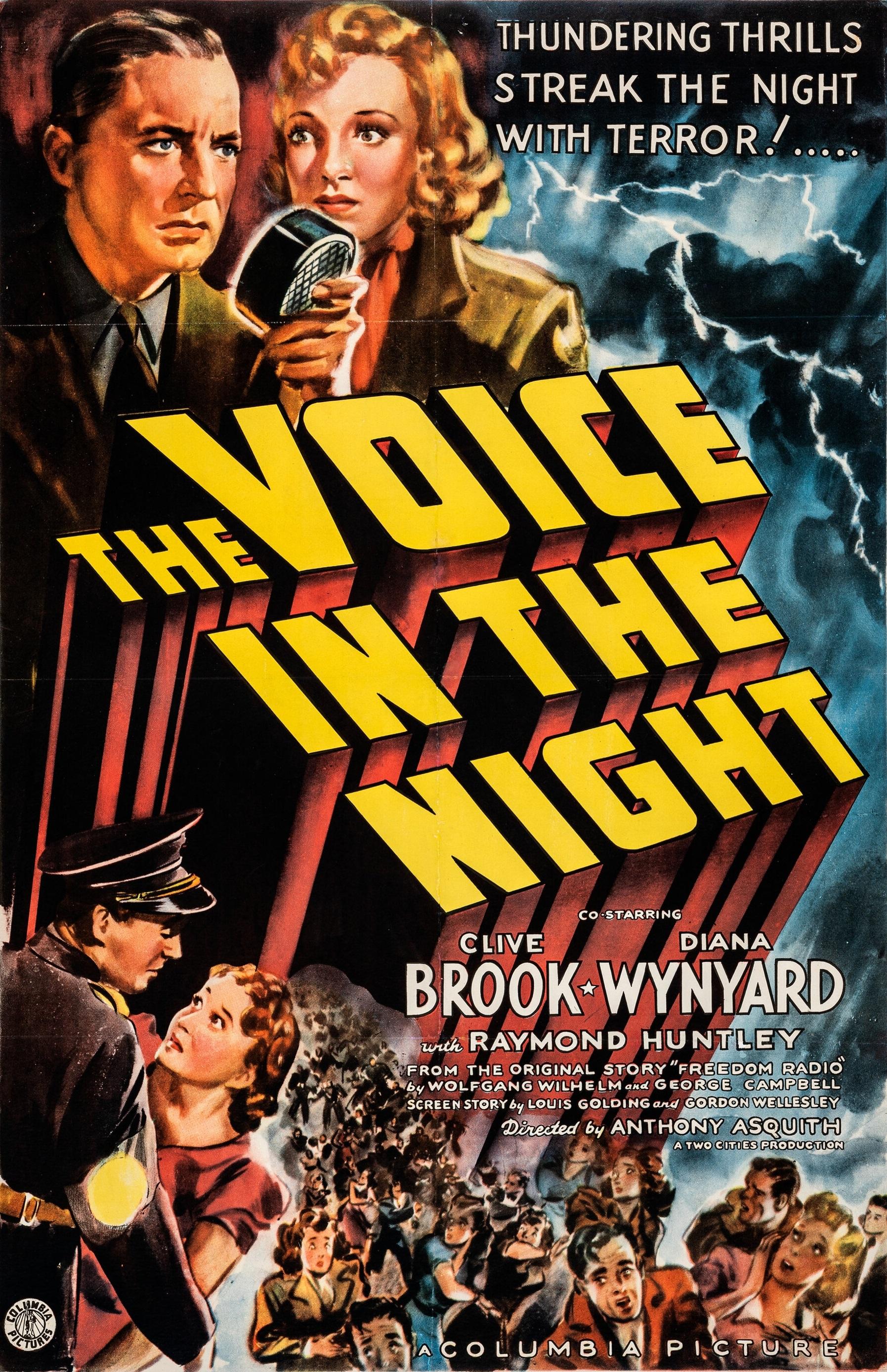 The Voice in the Night poster - similar to Tower of Terror