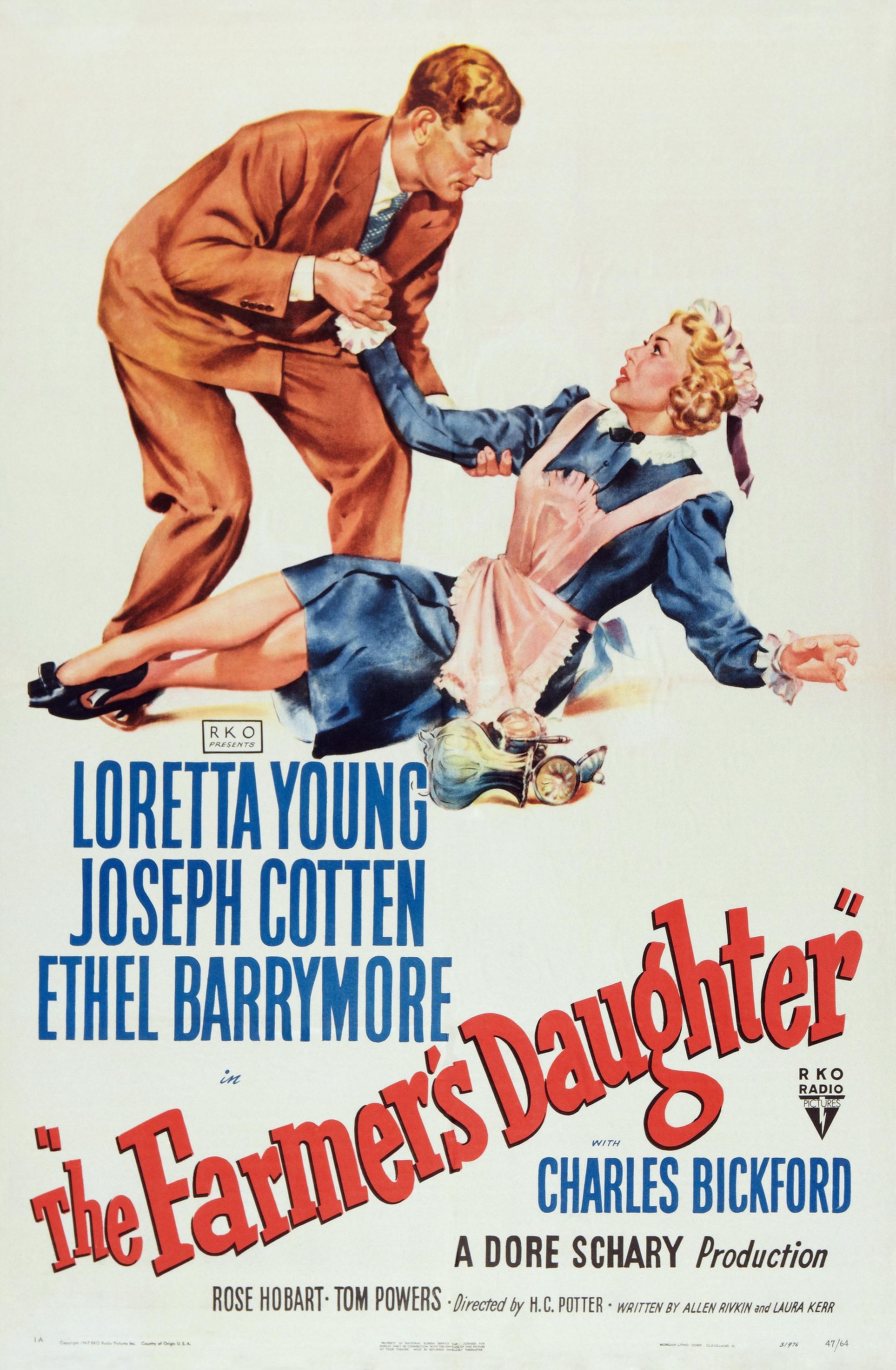 The Farmer's Daughter poster - similar to Words and Music