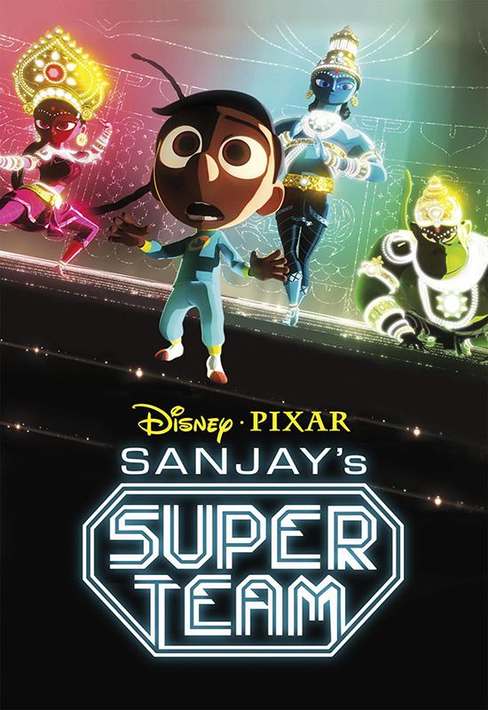 Sanjay's Super Team poster - similar to Las invasoras