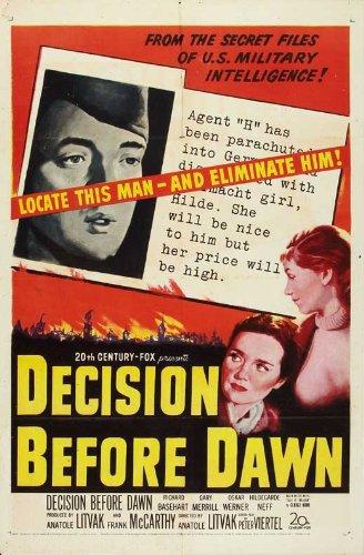 Decision Before Dawn - like The Naked Spur but longer
