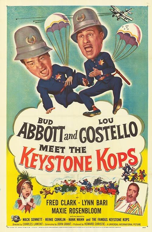 Abbott and Costello Meet the Keystone Kops poster - similar to Confidentially Connie