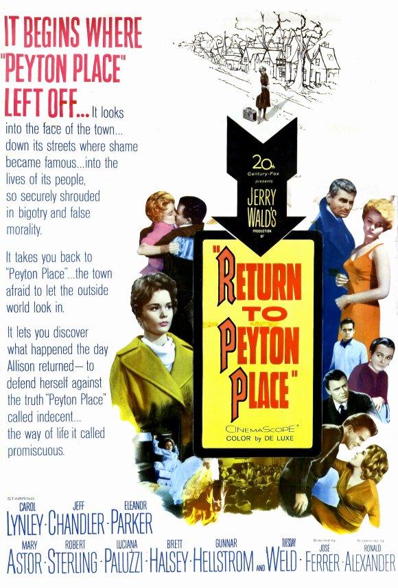 Return to Peyton Place poster - similar to Divorce Italian Style