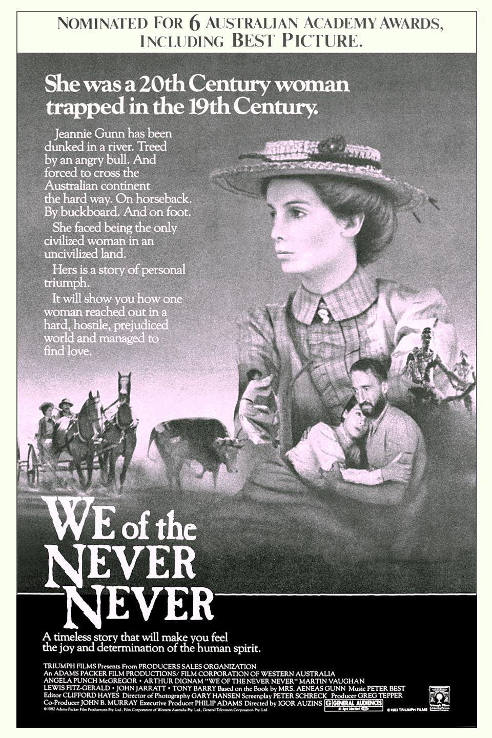 We of the Never Never poster - similar to An Officer and a Gentleman
