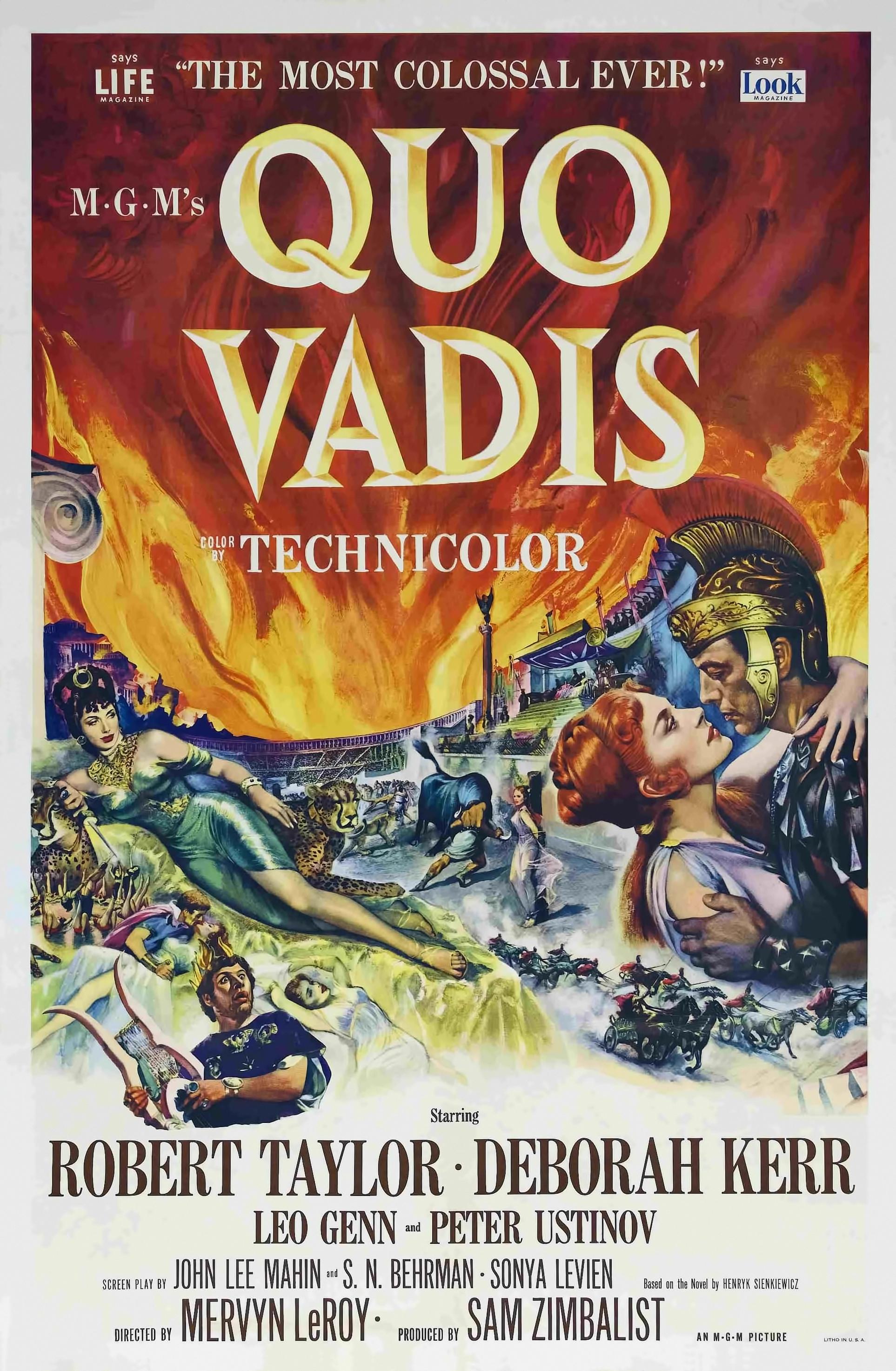 Quo Vadis - like Black Narcissus but more romantic