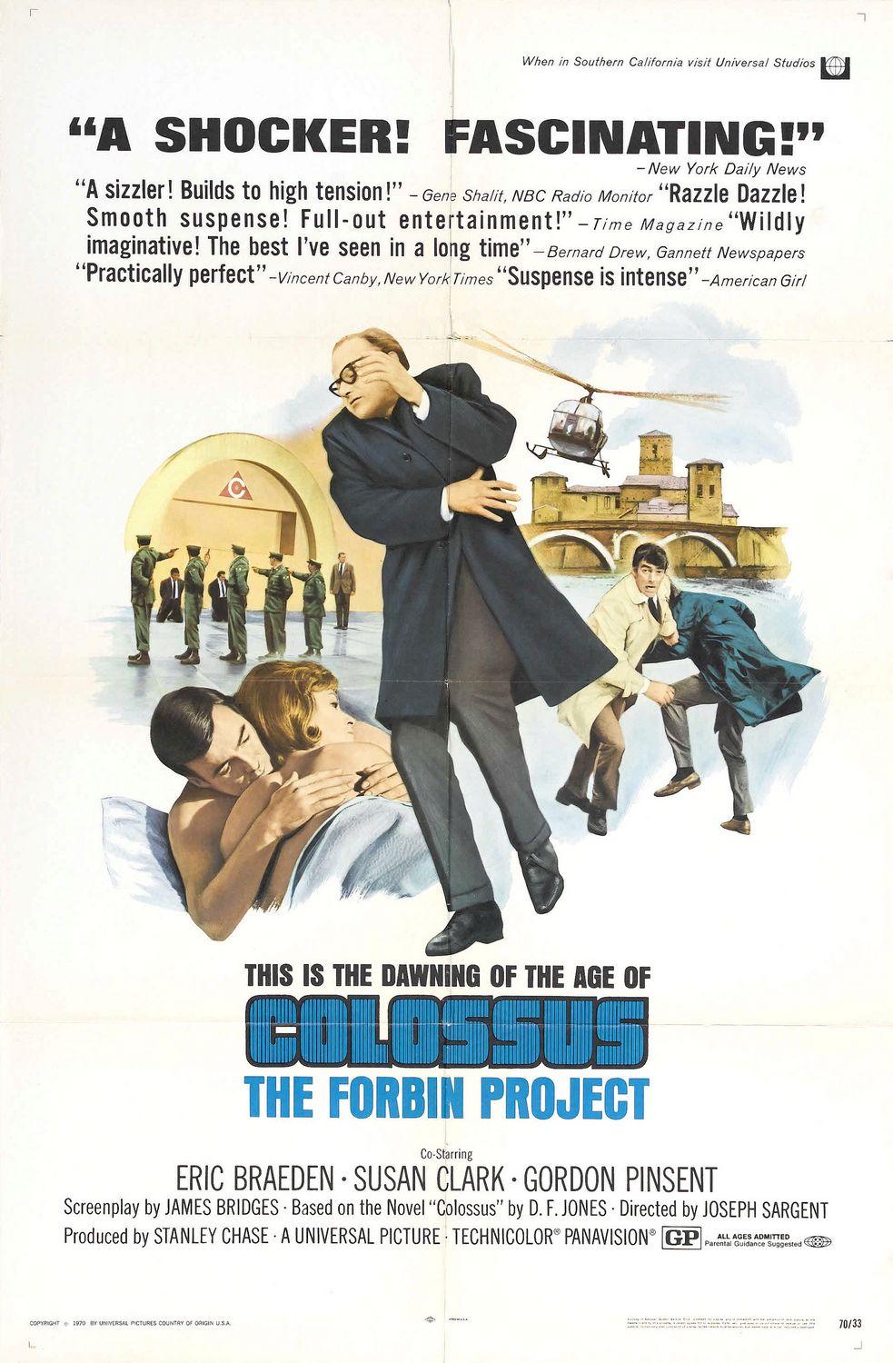 Colossus: The Forbin Project - like Daddy's Gone A-Hunting but longer