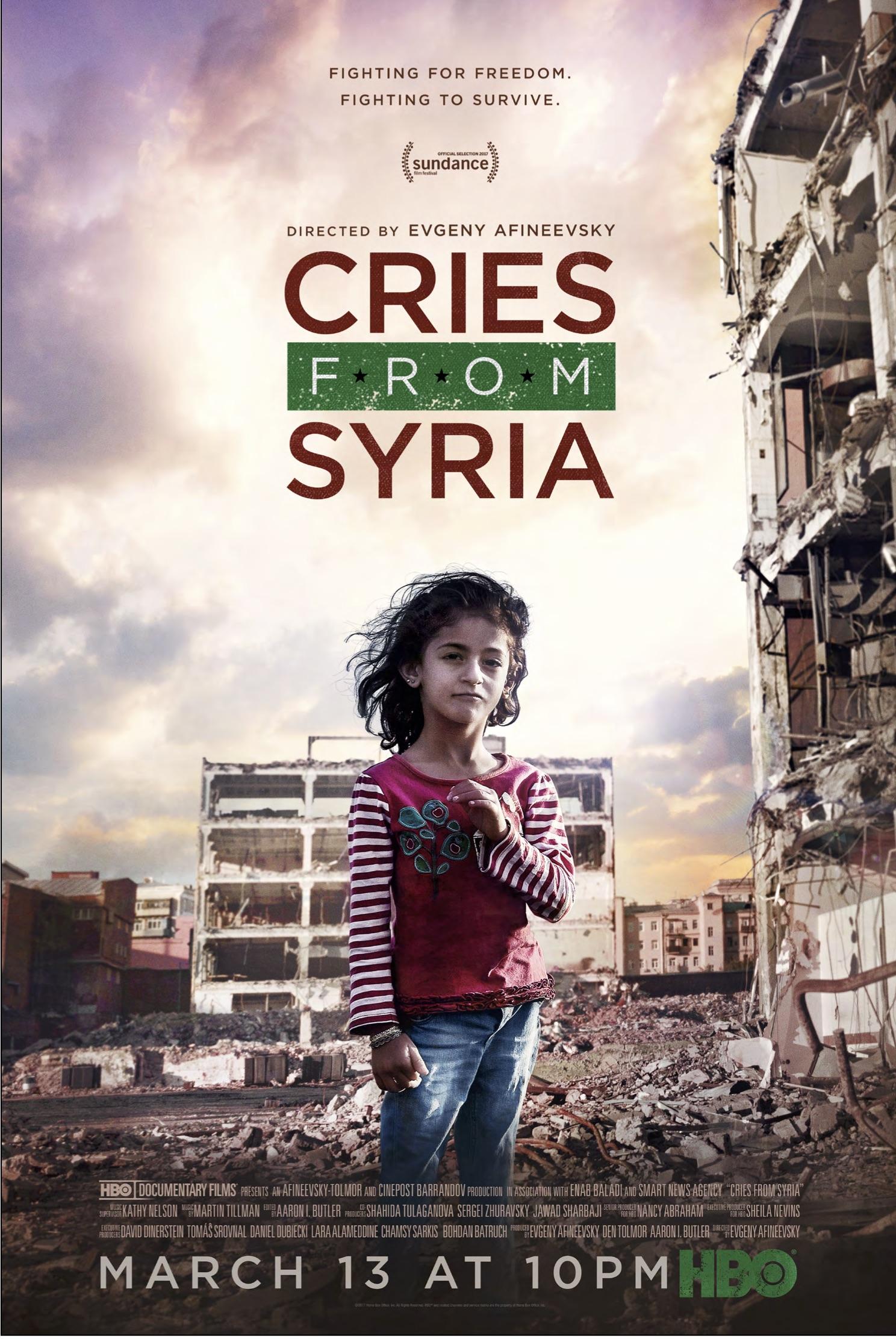 Cries from Syria backdrop