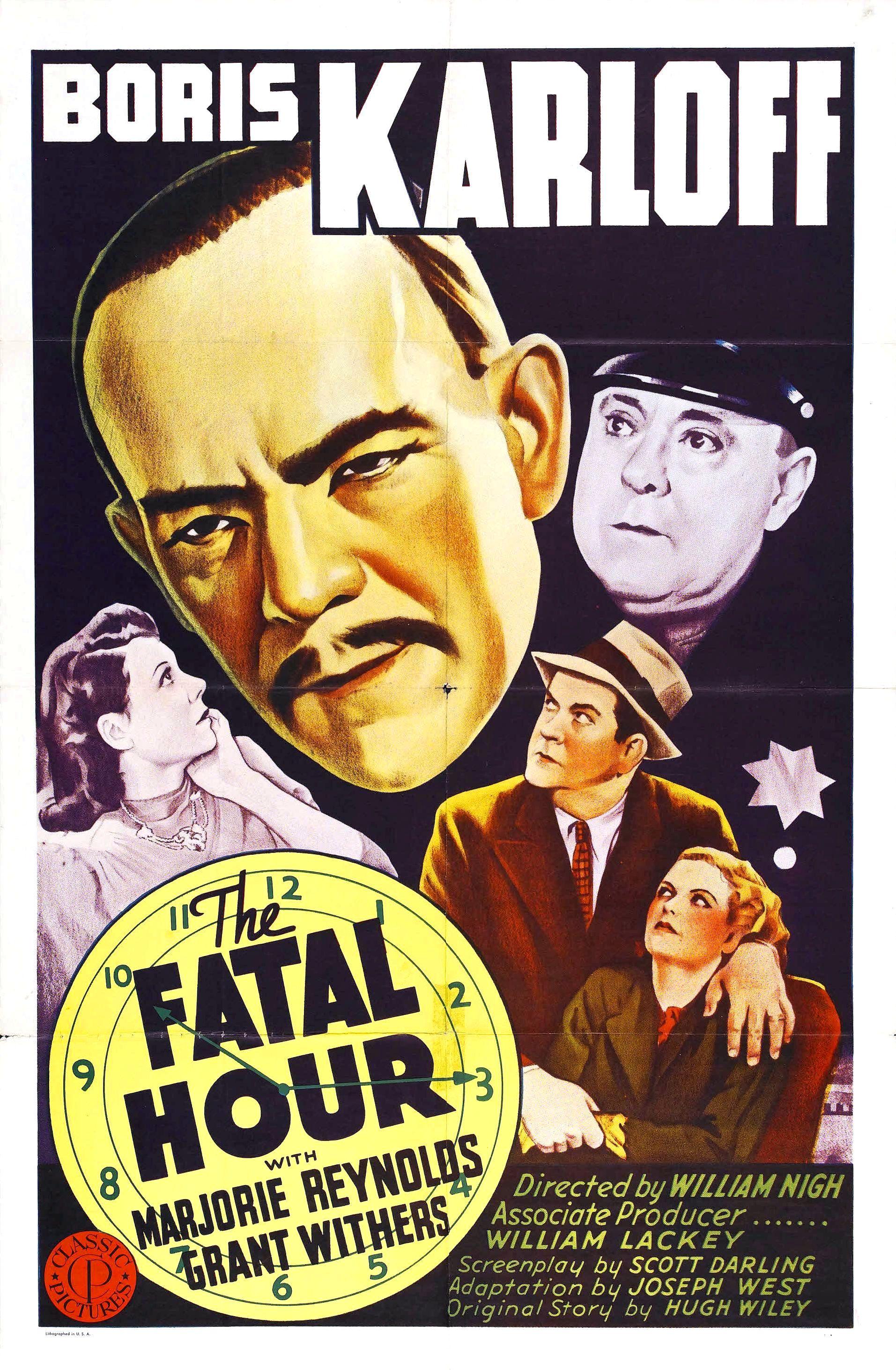 The Fatal Hour poster - similar to You and Me