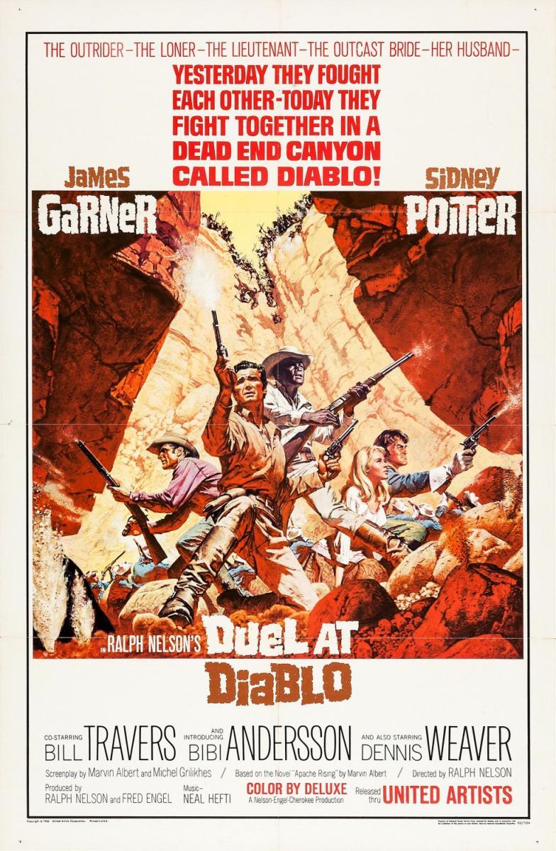 Duel at Diablo poster - similar to Her Private Hell