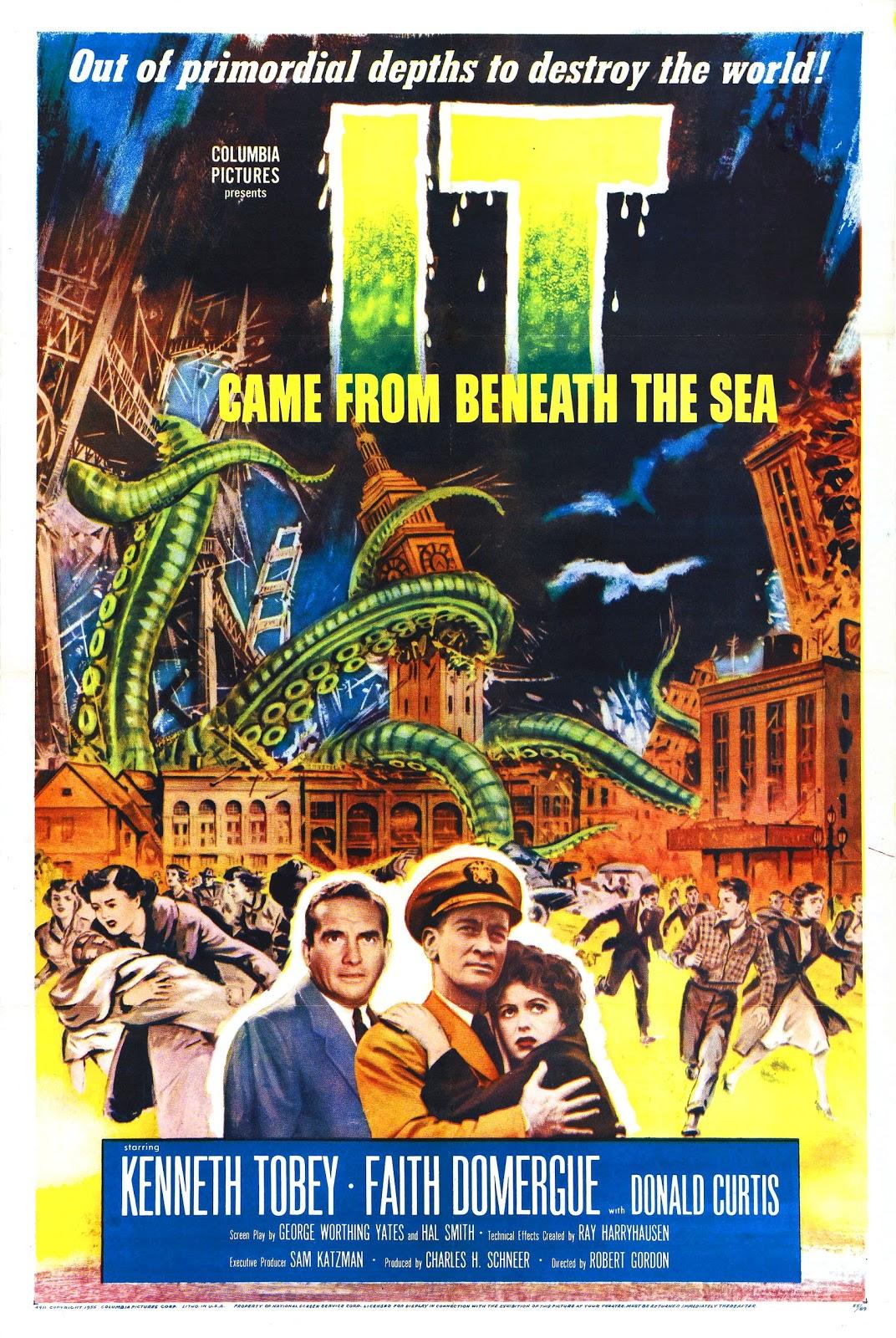 It Came from Beneath the Sea poster - similar to Inauguration of the Pleasure Dome