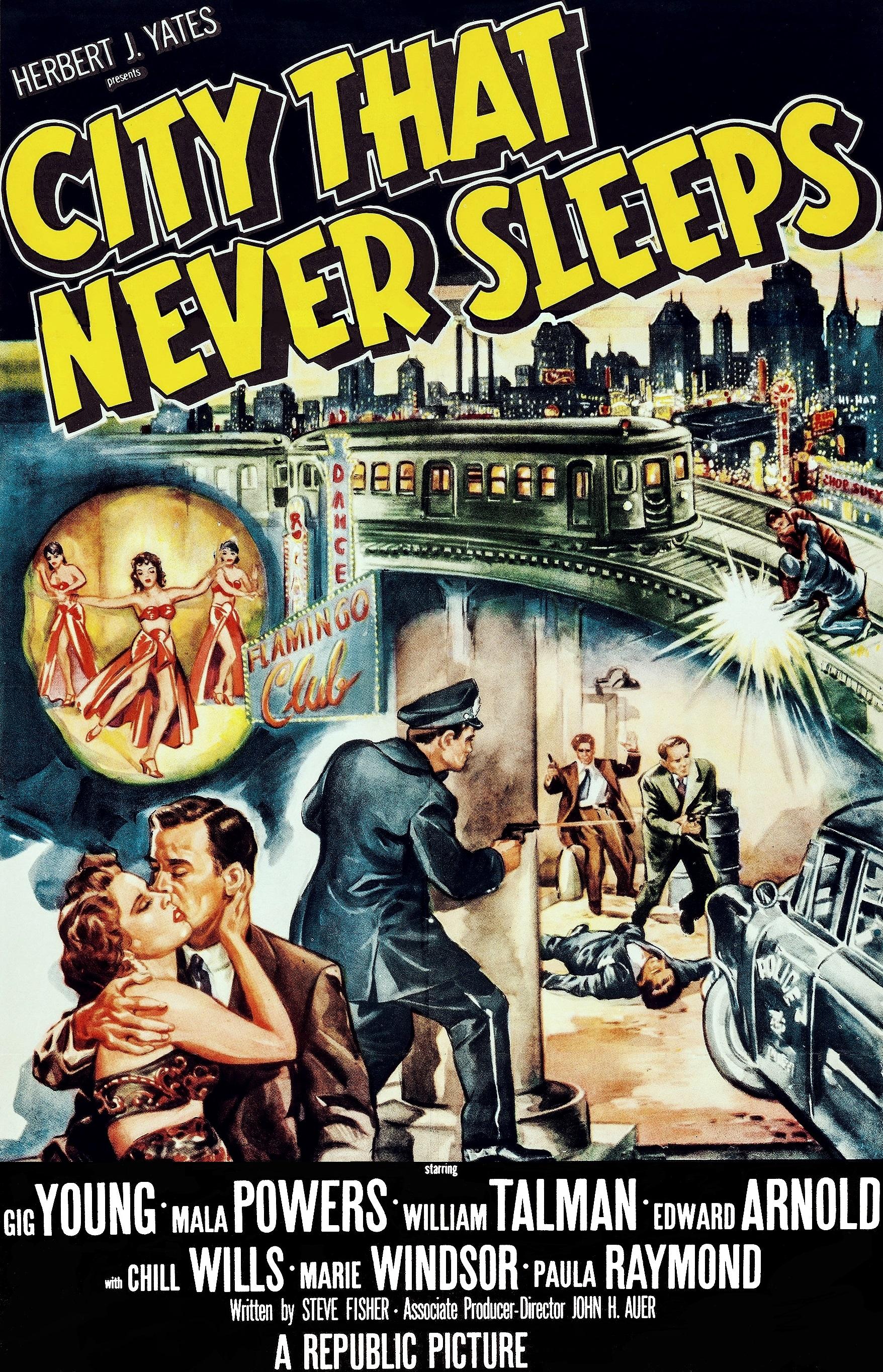 City That Never Sleeps poster - similar to Furrows