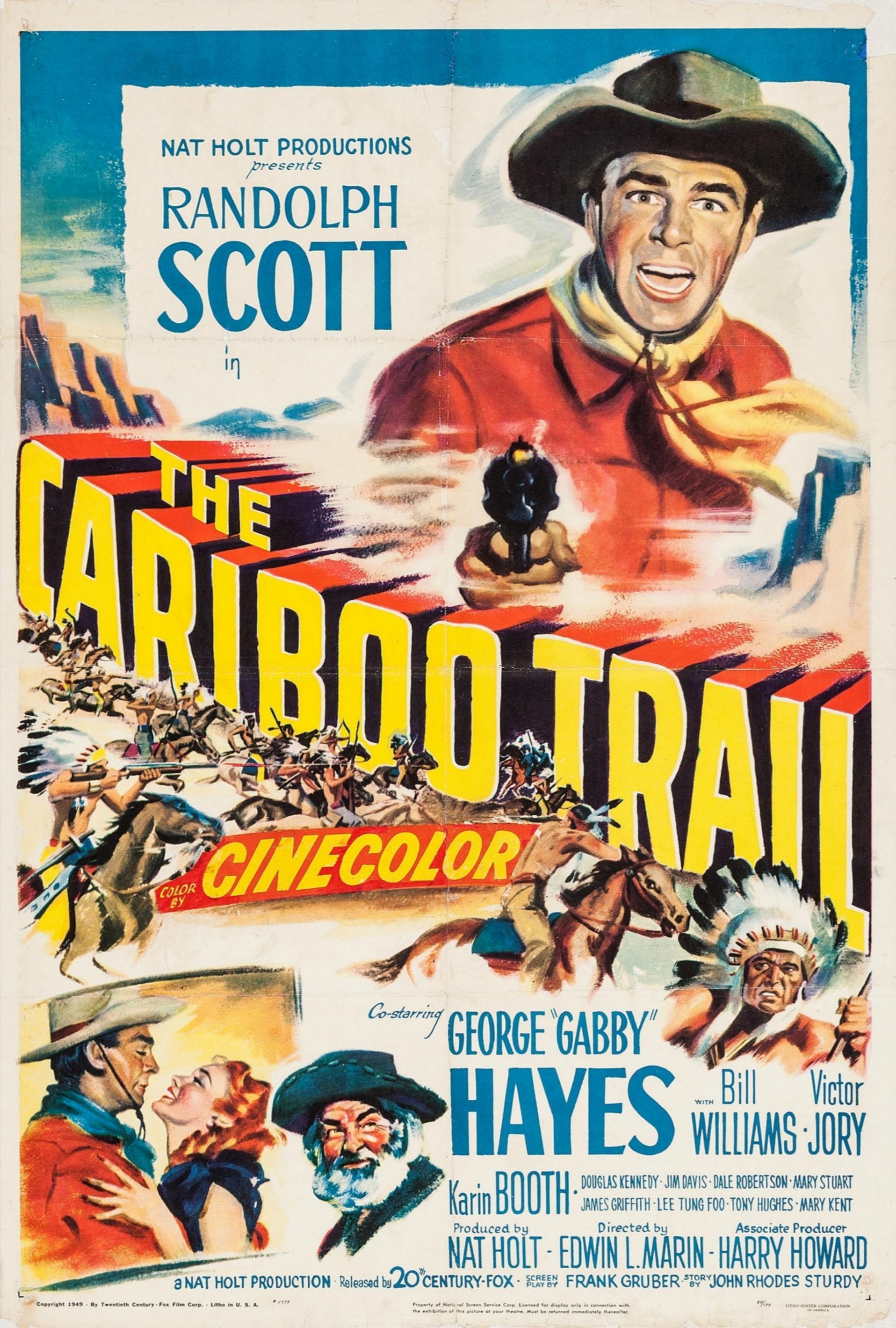 The Cariboo Trail poster - similar to Man in the Saddle