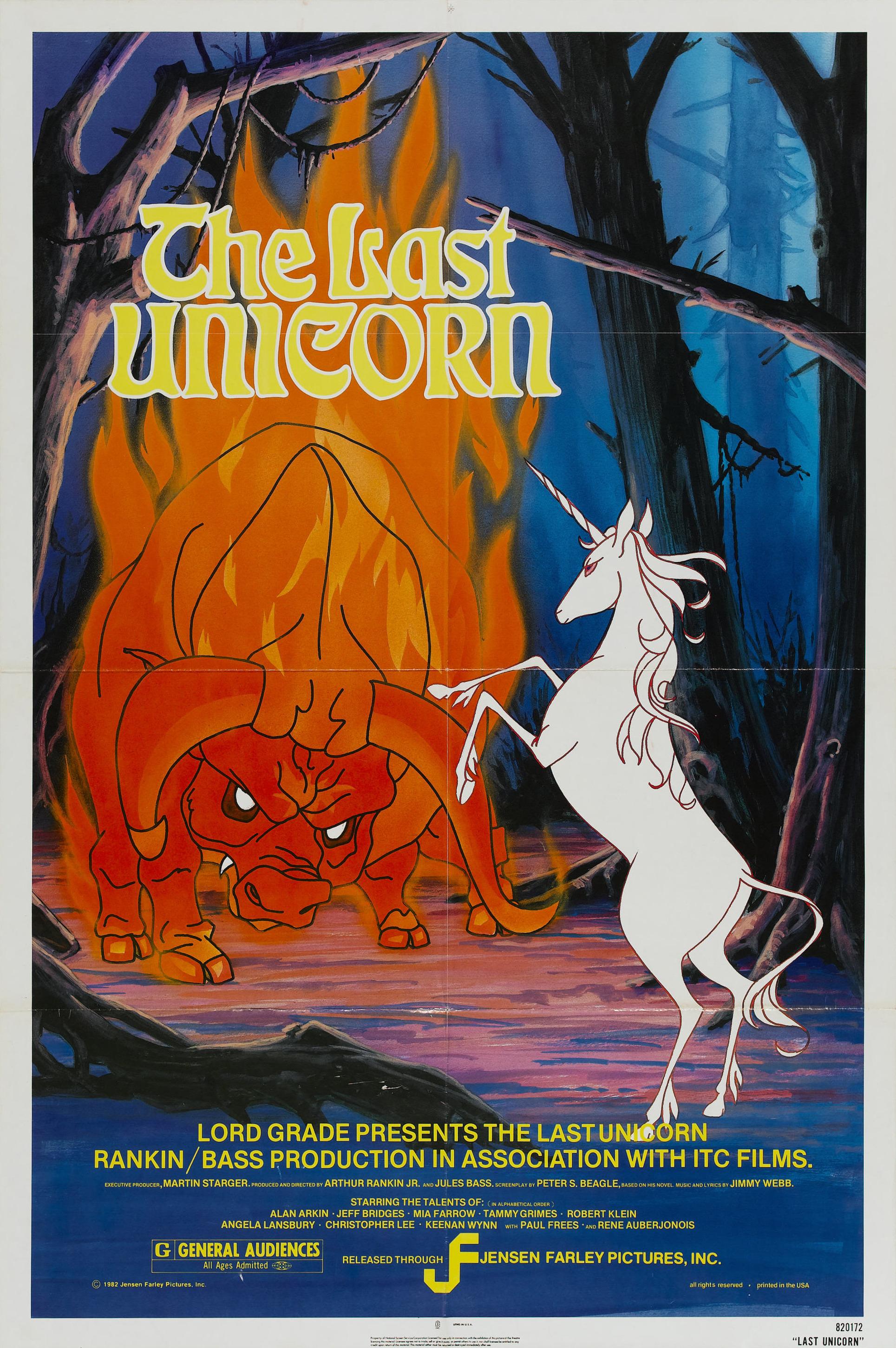 The Last Unicorn - like Five Elements Ninjas but family-friendly