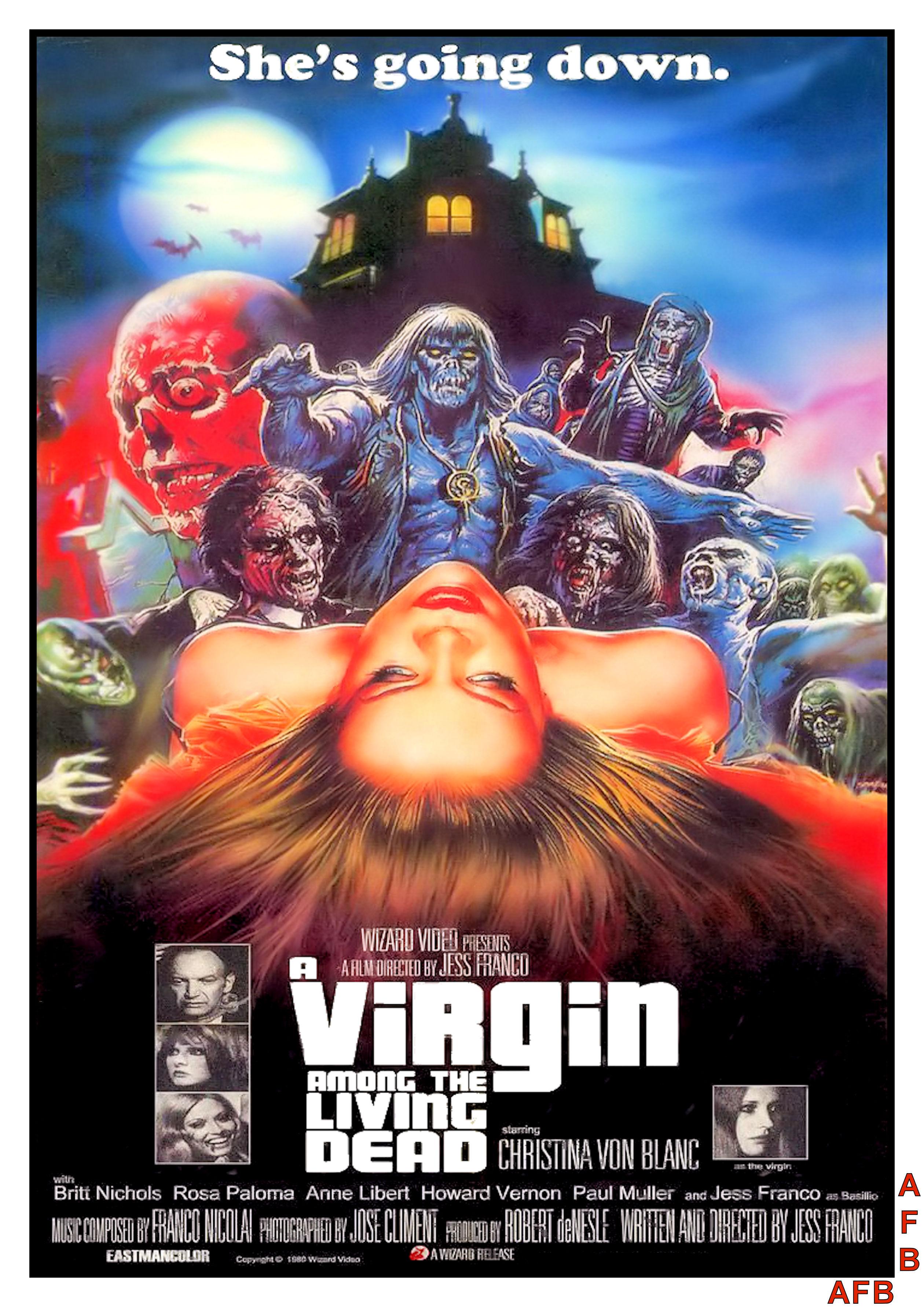 A Virgin Among the Living Dead poster - similar to Short Night of Glass Dolls