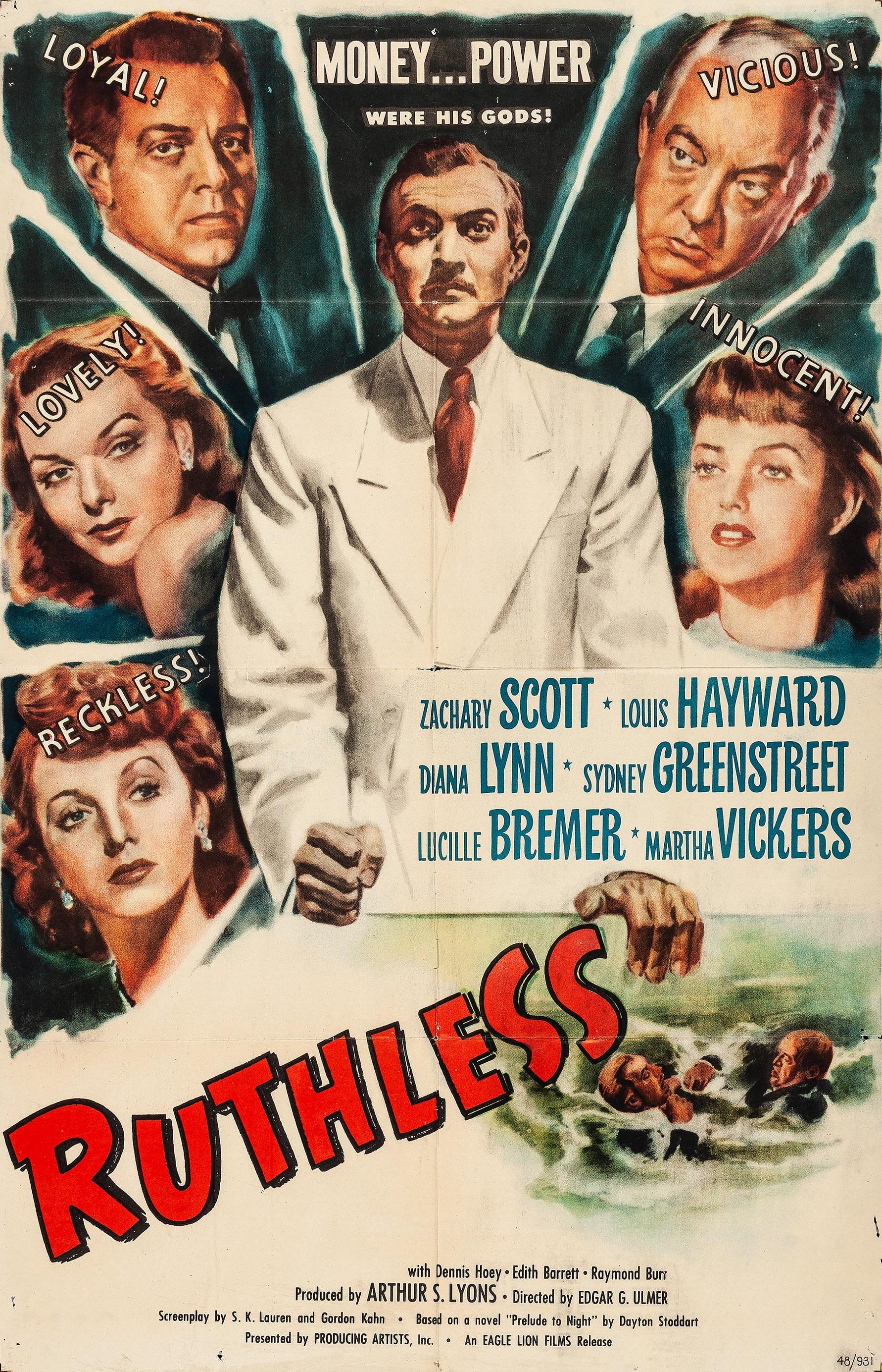 Ruthless poster - similar to Lost Boundaries